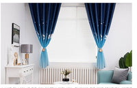 HKM-504531 Modern Polyester Printed Curtain Fabric for Bedroom and Living Room Shading