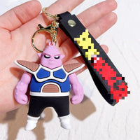 HKM-504659 3D Cartoon PVC Anime Keychain Goku Doll Pendant for Car and Bag Tag