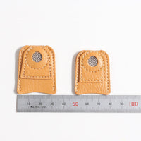 HKM-504659 Leather Thimble Finger Cover - Coin Type, Household Use in Large and Small Sizes