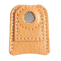 HKM-504659 Leather Thimble Finger Cover - Coin Type, Household Use in Large and Small Sizes