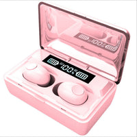 HKM-504723 TWS 5.0 Wireless Bluetooth Headset with Digital Display and Large Capacity for Music and Calls