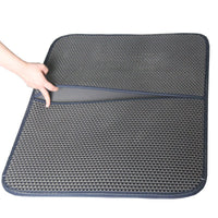 HKM-504787 Double Layer EVA Splash-proof Cat Litter Filter Pad for Pet Beds and Cages - 55x70cm