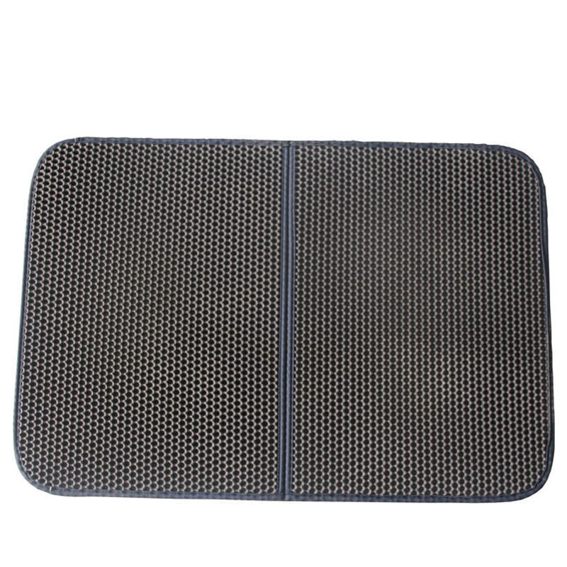 HKM-504787 Double Layer EVA Splash-proof Cat Litter Filter Pad for Pet Beds and Cages - 55x70cm