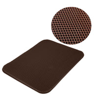HKM-504787 Double Layer EVA Splash-proof Cat Litter Filter Pad for Pet Beds and Cages - 55x70cm