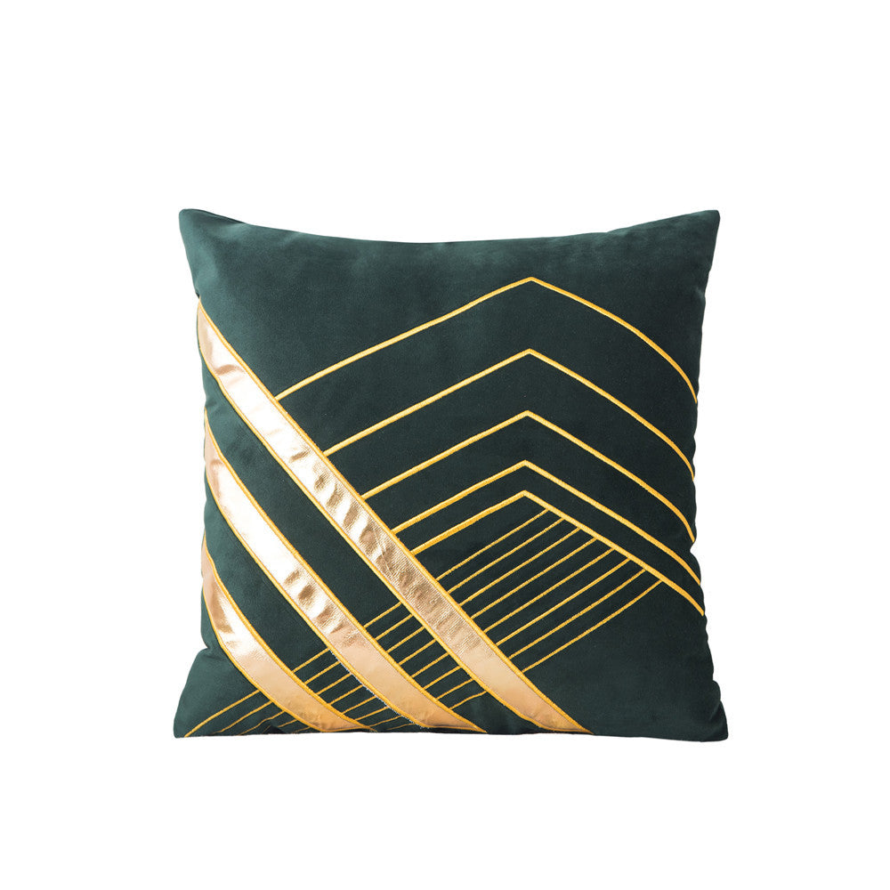 HKM-504979 Velvet Pillow Cushion Cover for Office, Solid Color, 45x45cm