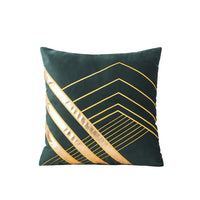 HKM-504979 Velvet Pillow Cushion Cover for Office, Solid Color, 45x45cm
