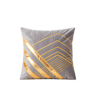 HKM-504979 Velvet Pillow Cushion Cover for Office, Solid Color, 45x45cm