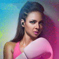 HKM-505043 Wireless Bluetooth Sports Headphones with Waterproof Design, Multi-Point Connection, and Battery Display