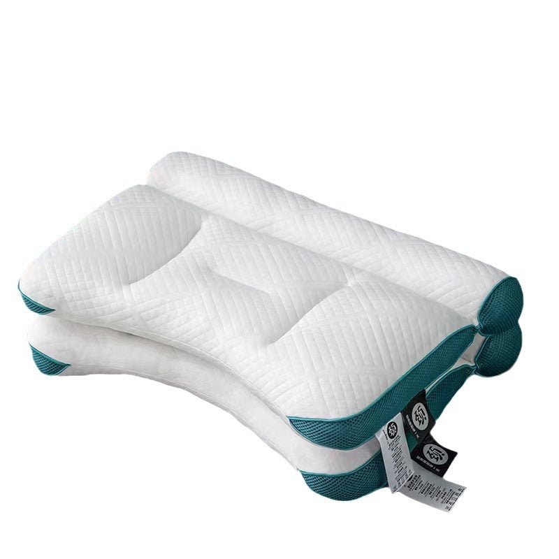 HKM-505107 Washable Neck Support and Back Traction Pillow - 40X60cm, Available in Blue and Gray