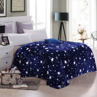HKM-505299 Cozy Polyester Flannel Coral Carpet Blanket for Home Décor