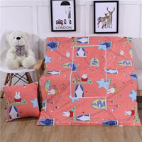 HKM-505299 Multifunctional Car Sofa Cushion and Pillow Quilt – 100% Cotton Filling
