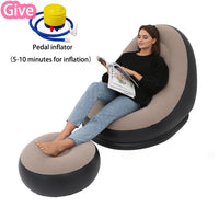 HKM-505363 Inflatable Folding Sofa with Ergonomic Design for Comfortable Seating and Relaxation