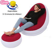 HKM-505363 Inflatable Folding Sofa with Ergonomic Design for Comfortable Seating and Relaxation
