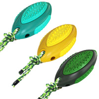 HKM-505427 Voice Leaky Molars Rugby Dog Toy