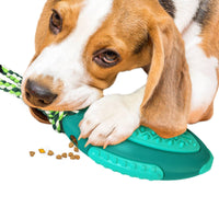 HKM-505427 Voice Leaky Molars Rugby Dog Toy