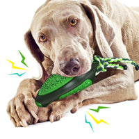 HKM-505427 Voice Leaky Molars Rugby Dog Toy