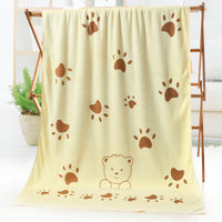 HKM-505555 Cartoon Print Microfiber Bath and Beach Towel – 70 x 140 cm