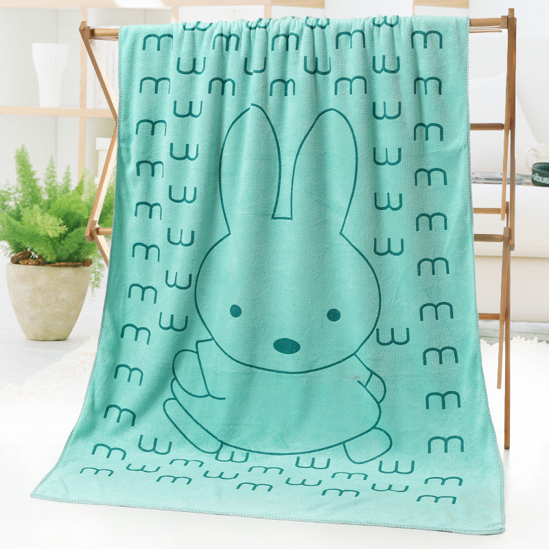 HKM-505555 Cartoon Print Microfiber Bath and Beach Towel – 70 x 140 cm