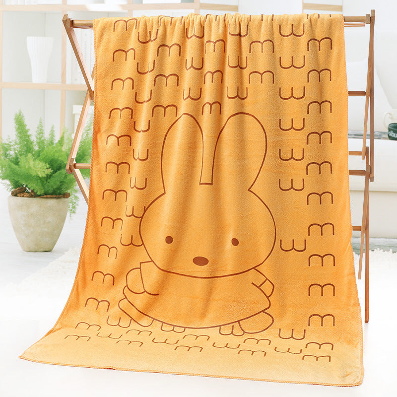 HKM-505555 Cartoon Print Microfiber Bath and Beach Towel – 70 x 140 cm