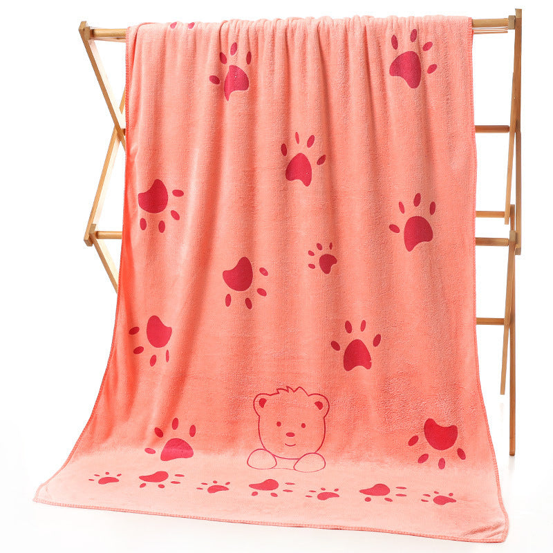 HKM-505555 Cartoon Print Microfiber Bath and Beach Towel – 70 x 140 cm