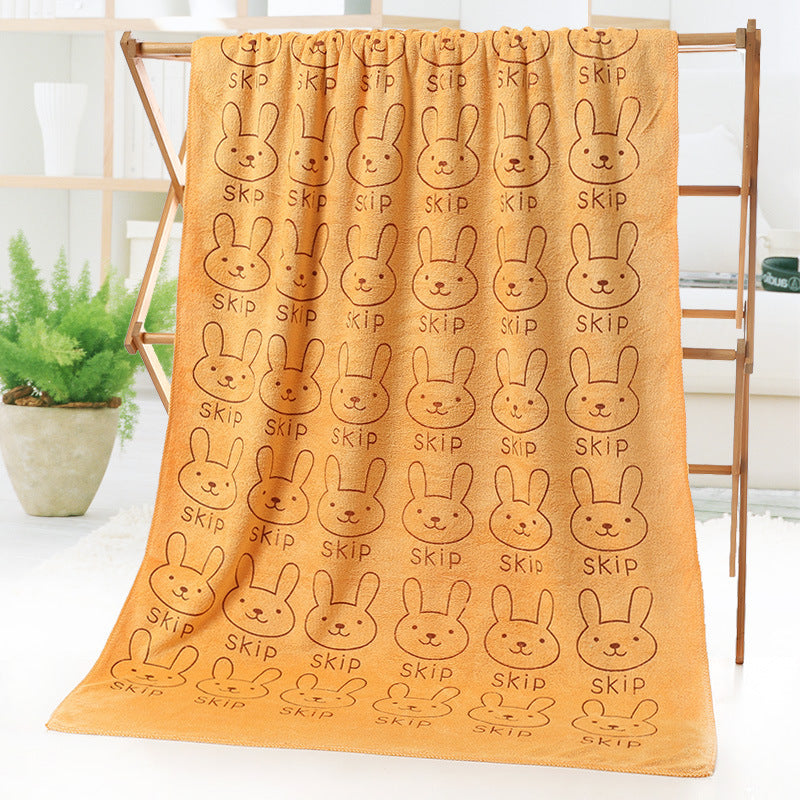 HKM-505555 Cartoon Print Microfiber Bath and Beach Towel – 70 x 140 cm