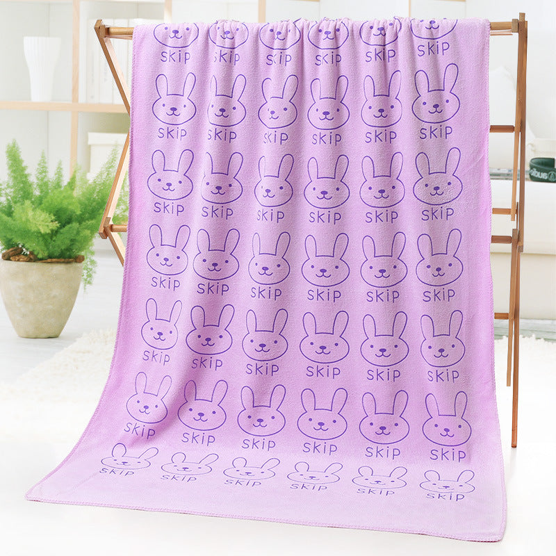 HKM-505555 Cartoon Print Microfiber Bath and Beach Towel – 70 x 140 cm
