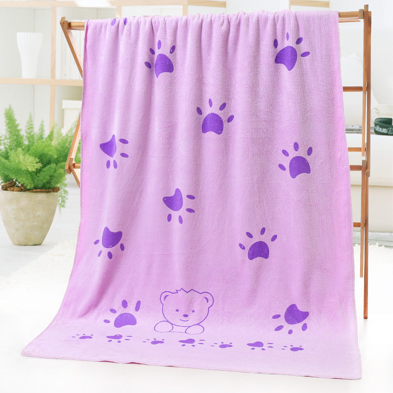 HKM-505555 Cartoon Print Microfiber Bath and Beach Towel – 70 x 140 cm