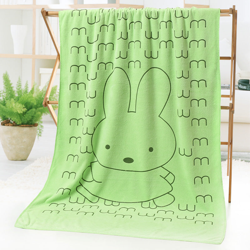 HKM-505555 Cartoon Print Microfiber Bath and Beach Towel – 70 x 140 cm