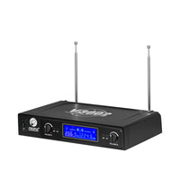 HKM-505683 Dual Handheld Wireless Microphone System V-3002 for Home, Stage, and KTV Use