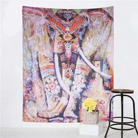 HKM-505683 Geometric Abstract European Classical Plush Fabric Tapestry for Home Decor
