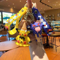 HKM-505811 Kawaii Ice Cream 3D PVC Rubber Keychain - Cute Cartoon Keyring Toy