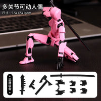 HKM-506131 Multi-Articular 13 Joint Action Figure - Moveable Creative Robot Toy for Ages 2 and Up