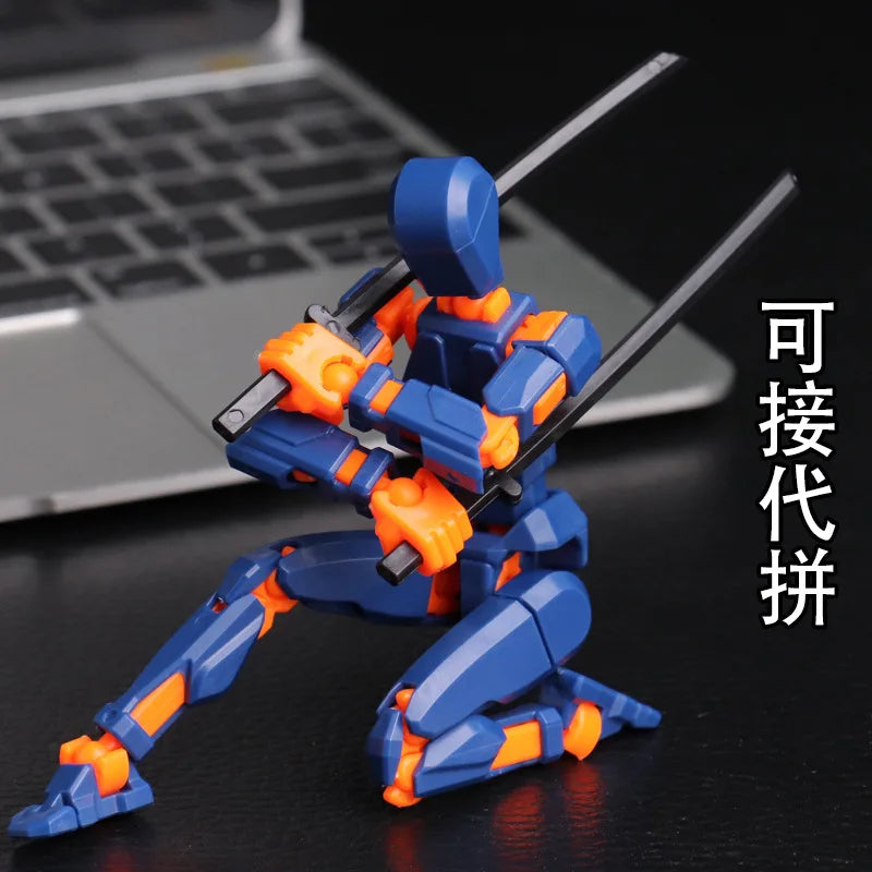 Multi-Articular 13 Joint Action Figure - Moveable Creative Robot Toy for Ages 2 and Up