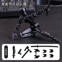 HKM-506131 Multi-Articular 13 Joint Action Figure - Moveable Creative Robot Toy for Ages 2 and Up