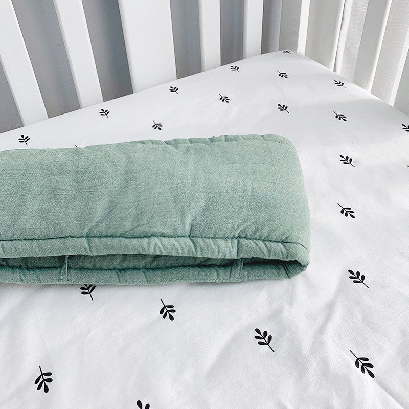 HKM-506131 Soft Cotton Baby Crib Anti-Collision Strip with Safe Edge Design for Children's Beds