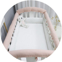 HKM-506131 Soft Cotton Baby Crib Anti-Collision Strip with Safe Edge Design for Children's Beds