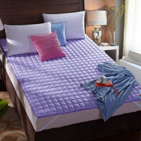 HKM-506195 Foldable Non-Slip Double Thin Mattress for Dormitory and Tatami Bed Use