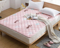 HKM-506195 Foldable Non-Slip Double Thin Mattress for Dormitory and Tatami Bed Use