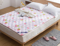 HKM-506195 Foldable Non-Slip Double Thin Mattress for Dormitory and Tatami Bed Use
