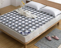 HKM-506195 Foldable Non-Slip Double Thin Mattress for Dormitory and Tatami Bed Use