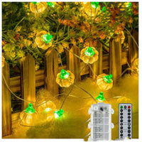 HKM-506259 Battery Operated Pumpkin LED String Lights for Indoor and Outdoor Holiday Decor