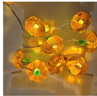 HKM-506259 Battery Operated Pumpkin LED String Lights for Indoor and Outdoor Holiday Decor