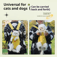 HKM-506323 Breathable Open-Head Cat and Dog Backpack for Comfortable Outings