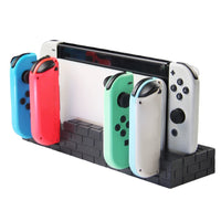 HKM-506323 Multi-functional Charging Dock with Game Card Storage for JoyCon Controllers