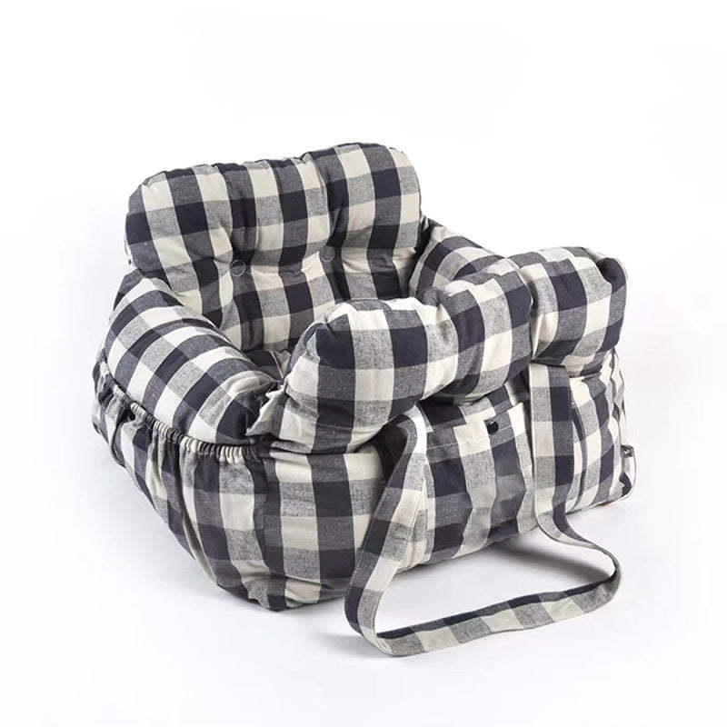 HKM-506515 Car Kennel Pet Co-driving Seat Multi-purpose Outing
