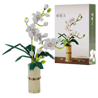 HKM-506707 Flower Building Blocks Set for Girls - DIY Puzzle Assembly Educational Toy for Kids 14+