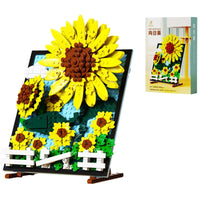 HKM-506707 Flower Building Blocks Set for Girls - DIY Puzzle Assembly Educational Toy for Kids 14+