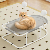 HKM-506771 Breathable Summer Cat and Puppy Kennel in Gray, Yellow, and Linen Options