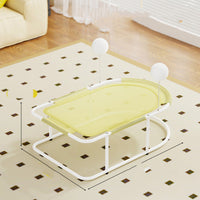 HKM-506771 Breathable Summer Cat and Puppy Kennel in Gray, Yellow, and Linen Options
