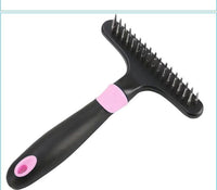 HKM-506835 Stainless Steel Pet Grooming Comb for Effortless Hair Removal
